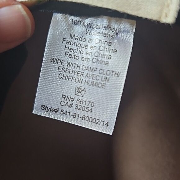 100% Wool Western Hat Anthropologie Staring At Stars Brown Womens Fedora Hiking - Picture 5 of 7